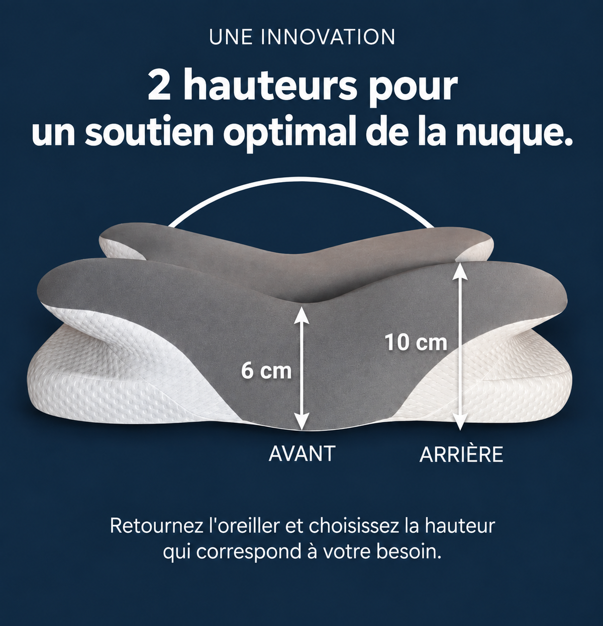 CerviCore — Votre nuque mérite une bonne nuit.